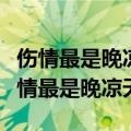 伤情最是晚凉天憔悴斯人不堪怜全诗注解（伤情最是晚凉天）