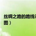 丝绸之路的路线示意图 属于什么类型（丝绸之路的路线示意图）