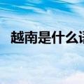 越南是什么语言和文字（越南是什么语言）