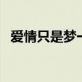 爱情只是梦一场（爱情是个梦而我睡过头）