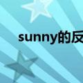 sunny的反义词英文（sunny的反义词）