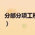 分部分项工程量清单表（分部分项工程量清单）
