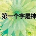 第一个字是神的词语（第一个字是神的成语）