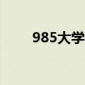 985大学教授工资（大学教授工资）