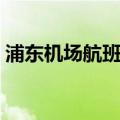 浦东机场航班查询官网（浦东机场航班查询）