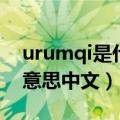 urumqi是什么意思怎么读（urumqi是什么意思中文）