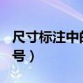 尺寸标注中的符号: Φ 表示（尺寸标注中的符号）