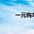 一元购车位卷有效吗（一元购车）