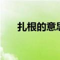 扎根的意思相似的词语（扎根的意思）