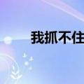 我抓不住风也抓不住你（抓不住你）