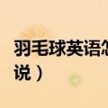 羽毛球英语怎么说呢怎么写（羽毛球英语怎么说）