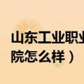 山东工业职业学院怎么样啊（山东工业职业学院怎么样）