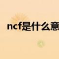 ncf是什么意思财务全称（ncf是什么意思）