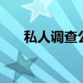 私人调查公司可靠吗（私人调查公司）