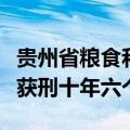 贵州省粮食和物资储备局原正厅级干部吴青春获刑十年六个月