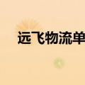远飞物流单号查询（陕西飞远快递查询）
