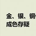 金、银、铜价格高位巨震，“超级大宗周期”成色存疑