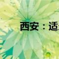 西安：适当降低乘用车贷款首付比例