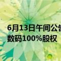 6月13日午间公告一览：鸥玛软件拟以263.25万元受让智慧数码100%股权