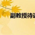副教授待遇是什么级别（副教授待遇）
