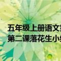 五年级上册语文第二课落花生小练笔竹子（五年级上册语文第二课落花生小练笔）