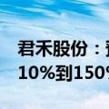 君禾股份：预计上半年归母净利润同比增加110%到150%