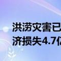 洪涝灾害已造成江西48.1万人受灾，直接经济损失4.7亿元
