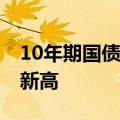 10年期国债期货主力合约涨0.05% 续创历史新高