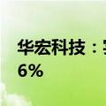 华宏科技：实际控制人拟减持股份不超过1.26%