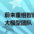 蔚来重组智能驾驶研发部，感知与规控合并为大模型团队