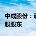 中成股份：通用技术集团将成为公司的间接控股股东