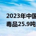 2023年中国毒情形势报告发布！全年共缴获毒品25.9吨