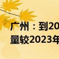 广州：到2027年全市报废汽车规范回收拆解量较2023年增加2倍