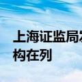 上海证监局发布2024现场检查名单，11家机构在列