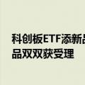 科创板ETF添新品：首只跟踪新能源指数、工业机械指数产品双双获受理