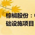 棕榈股份：中标2.1亿元杞县城乡冷链物流基础设施项目