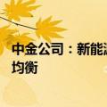 中金公司：新能源车中游行业底部区间已至 供需逐步迈向新均衡