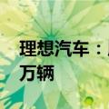 理想汽车：用时54个月，累计交付量突破80万辆