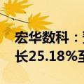 宏华数科：预计2024年上半年净利润同比增长25.18%至42.10%