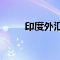 印度外汇储备从历史最高水平回落
