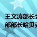 王文涛部长会见德国副总理兼经济和气候保护部部长哈贝克