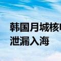韩国月城核电站4号机组乏燃料池储存水凌晨泄漏入海