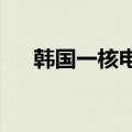韩国一核电站乏燃料储存池出现水泄漏