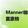 Manner咖啡创始人夫妇身家72亿元，频登富豪榜