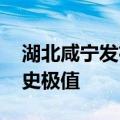 湖北咸宁发布暴雨红色预警 降水量已突破历史极值