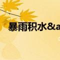 暴雨积水&#32;男孩背女同学上厕所