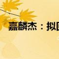 嘉麟杰：拟回购股份金额不超过4000万元