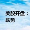 美股开盘：三大指数涨跌不一 半导体股延续跌势