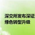 深交所发布深证绿色制造等3条指数 服务“双碳”战略助力绿色转型升级