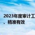 2023年度审计工作报告：建议推动稳健的货币政策灵活适度、精准有效